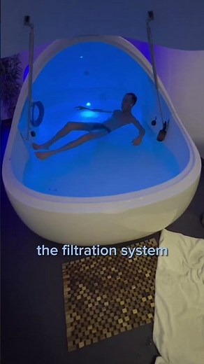 What happens if you fall asleep in a sensory deprivation tank? #shorts
