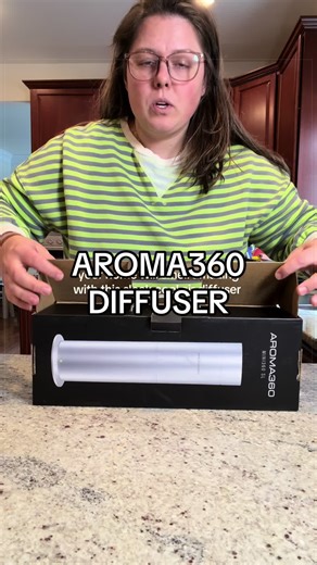 This diffuser is such a level up. The Aroma360 cool air diffuser is sleek, quiet, and lets you control exactly how strong you want the scent. The remote lets you adjust the concentration, set timers, and turn it on or off without touching it. And the best part is you can use whatever oils you love. #homediffuser #homefragrance #aromatherapy #homefinds #aroma360
