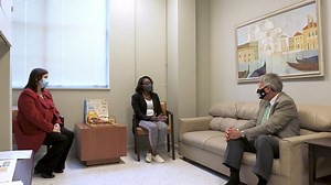 3.8K views · 52 reactions | Did you know our Speech and Hearing Sciences major is the only school in Mississippi where students can log clinic hours on campus that they can take to graduate school? President LaForge gains some of the hands-on learning experience in this segment of Statesmen Insider. | Delta State University | Facebook