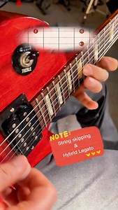 Magic combo: String skipping & hybrid legato Tabs on my Patreon patreon.com/KristoferDahl #fusionguitar #hybridpicking #legato | GMC Guitar Lessons