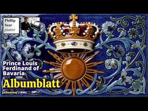 Prince Ludwig Ferdinand of Bavaria: Albumblatt
