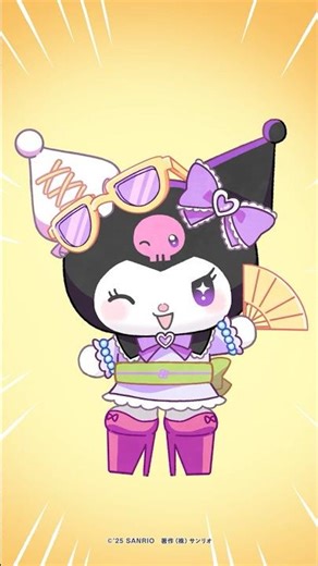 なんでも似合うアタ・・イ・・・？#クロミ #kuromi #世界クロミ化計画 #KUROMIFYTHEWORLD #サンリオ #sanrio
