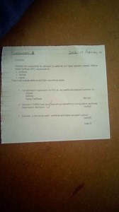 National Senior Certificate (NSC) Requirements for Further Stud... | Filo