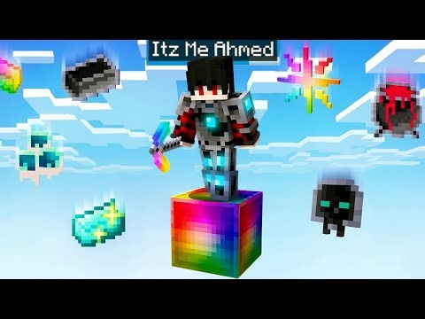 Minecraft But, It Rains AVARITIA On One Block...!