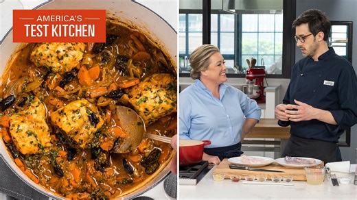 Braised Monkfish with Saffron and Olives