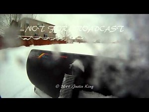 Plowing 8 to 12 inches of snow with Yamaha Grizzly ATV