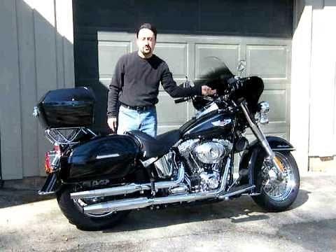 Harley Davidson Softail Deluxe -- Converted for Touring in 3 minutes