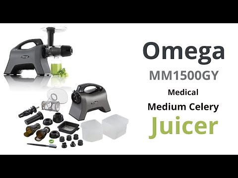Omega MM1500GY Medical Medium Celery Juicer - Omega MM1500GY Juicer Review