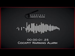 Cockpit Warning Alarm Beeping | HQ Sound Effect