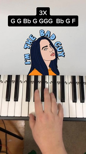 Bad Guy Piano Tutotial, Duh #piano #badguy #billieeilish