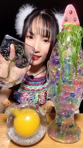 Relaxing ASMR Drink Videos with Colorful Beverages