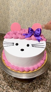 134K views · 1.4K reactions | How To Make Kitty Face Cake #cakes #kittyfacecake #kittycake #viral #cake #viralreelsfacebook #kitty | Cakecreation1911 | Facebook