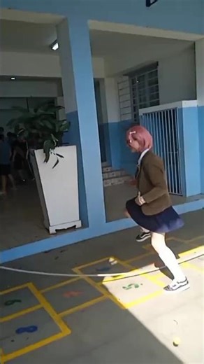 Sayori pulando corda 🥰🥰