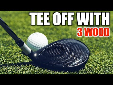 How To Tee Off With A 3 Wood.....If Needed! (Golf Swing Tips)