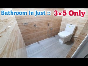 3×5 FT Bathroom Design 🔥| Very Small Bathroom| Bathroom Tile Design Ideas