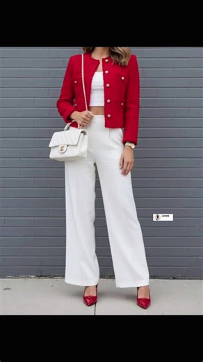 ✨❤️🤍Estilos en rojo y blanco que inspiran energía y pasión ❤️🤍✨ Moda Outfits Chicas #comovestir #fashion #modafeminina #outfits #estilo