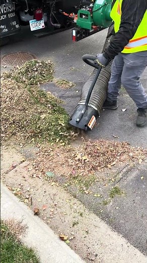 Billy Goat debris loader doing what it does best… sucking!