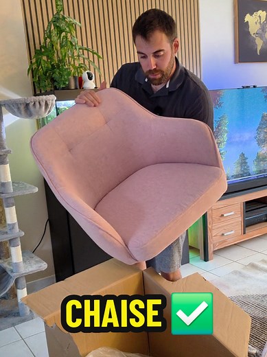 Nouvelle chaise de bureau vraiment pas chère ! #chaise #bureau #coiffeuse #fauteuil #offrespourtoi