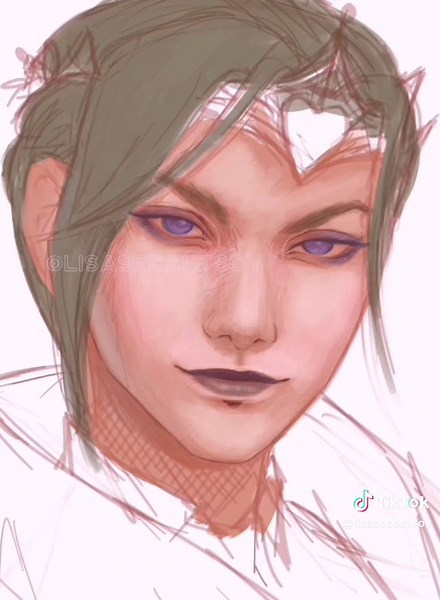 Speedpaint & Acrylic Drawing of Disney Twisted Wonderland Characters