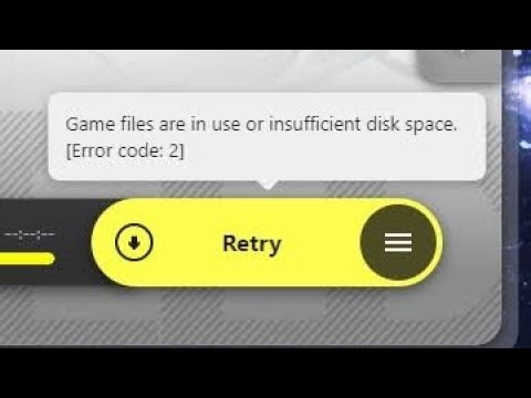 Fix Game files are in use or insufficient disk space error code 2 Arknights Endfield problem solve