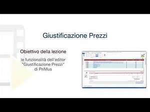 Tutorial PriMus - Giustificazione Prezzi - ACCA software