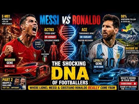 The Shocking DNA of Footballers: Where Messi & Ronaldo REALLY Come From