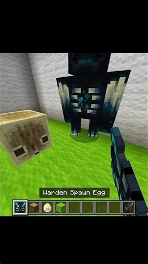 Sulfur vs Warden (Life goes on) #minecraft #shorts