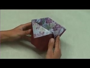 Comment créer un cache pot en origami