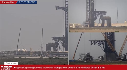 Starship Flight 9: Ship 35 Static Fire 2 (Likely six engine test) at Masseys later today, as announced by the Masseys PA system while Gage was there live... | By NASASpaceflight.com | Potential wild rapture noise. Did you guys hear that? Yes. That was the PA directly at Masseys just now. There you go.