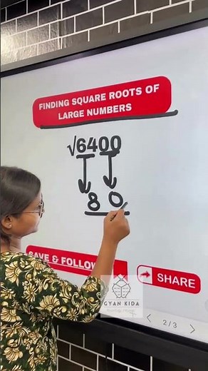 Finding Square Roots Of Large Numbers