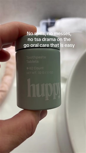 My best kept travel hack. On the go fresh breath without the mess or hassle #toothpastetablets #tsafriendly #traveltiktok #travelfriendly #toothpaste