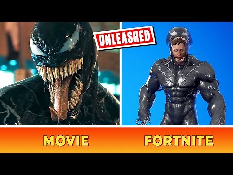 Comparing VENOM UNLEASHED Emote to Movie Venom (Fortnite)