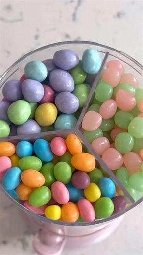 Kate S. on Instagram: "Easter candy restock 💕🌼🐰🍭 Comment “candy “ I’ll send you the details 😘 #restock #candy #asmr #easter #asmrsounds #aesthetic #organizedhome #candytok #satisfying #candyrestock #chocolate #chocolatelovers"