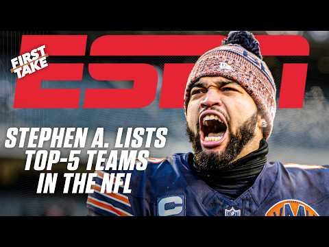 Stephen's A-List gets a C+ after Bears snub 📝👀 'Caleb Williams has been INCREDIBLE!' | First Take