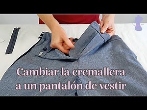 How to replace the zipper a dress pants