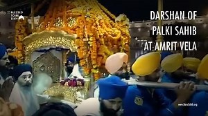 4.1K views · 384 reactions | Darshan of Palki Sahib at Amrit Vela...