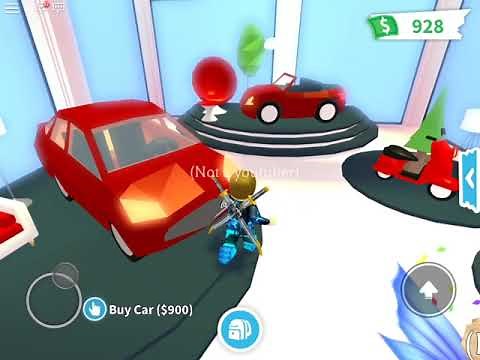 Buying my first car in Roblox Adopt Me!