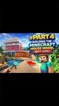 Minecraft build part 4 is model house 🏠✨ #viralreels #reelsinstagram #reelsviral #explorepage #minec