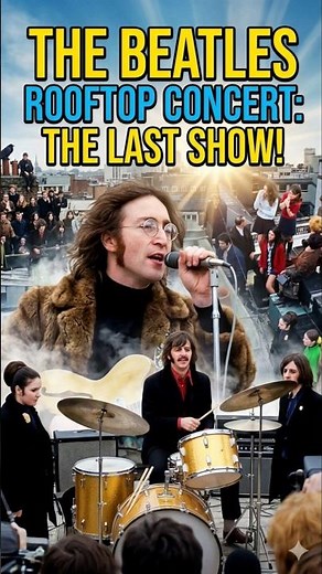 THE BEATLES ROOFTOP CONCERT: UNSEEN FOOTAGE? 🎸 #TheBeatles #GetBack #beatles #music #beatleslove