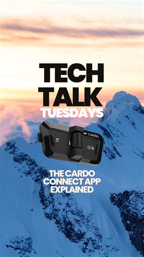 Is it really worth using the Cardo Connect app? In this Tech Talk Tuesday, we’re breaking down what the Cardo Connect app adds to your Packtalk Outdoor experience. In this video, we cover: • What you can control from the app • How to customize your settings • Additional features you unlock through the app You don’t have to use the app, but it gives you faster access, deeper customization, and a more personalized setup so your unit works exactly how you want it to. Save this for later and comment