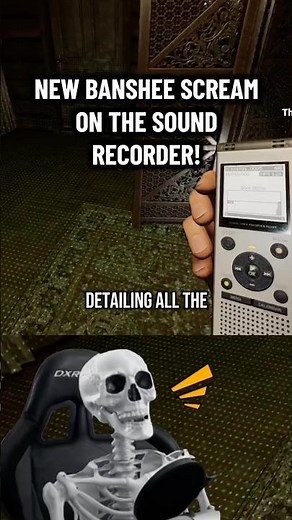 New Banshee Scream on the Sound Recorder in #phasmophobia's Chronicle Update!