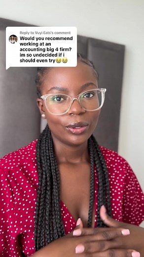Replying to @Vuyi Eats #careeradvice #careertiktok #corporatetiktok #kpmg #delloite #ey #pwc #big4accounting #big4audit #workadvice #womenintech