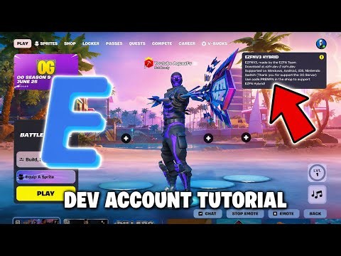 How To Get A Fortnite Dev Account In 2026! (EZFN PC Setup)