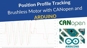 CANopen Brushless Motor Position Profile Controlling with Arduino and SOLO