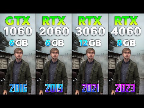 GTX 1060 vs RTX 2060 vs RTX 3060 vs RTX 4060 - Test in new games 2025