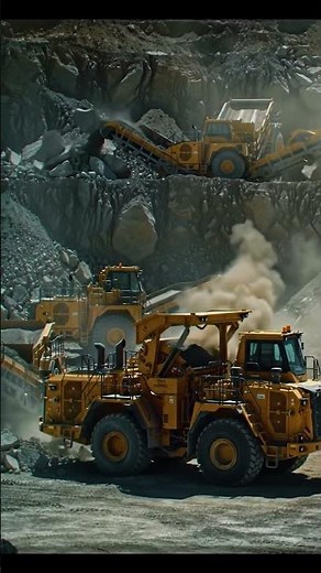 Massive Dump Trucks & Rock Crushers in Action! 🚧 Quarry Operations