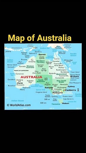 Map of Australia