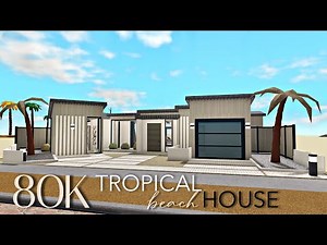 BLOXBURG: 80K TROPICAL BEACH HOUSE | NO-GAMEPASS