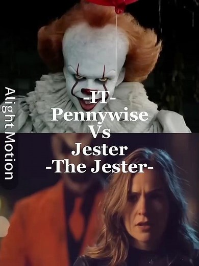 Pennywise vs Jester | Pennywise vs Art The Clown #like#viral#horror#edit#share