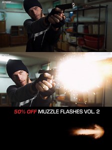 1.1K views · 27 reactions | Our Gun FX elements are one of a kind, and they're 50% off! Take your gunfight scenes to the next level today.  Shop Gun FX: https://www.actionvfx.com/collections/gun-fx/category | ActionVFX | Facebook